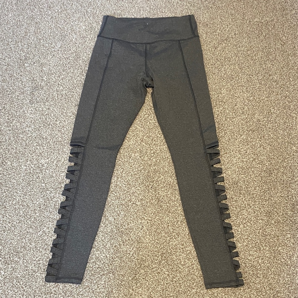 Charlotte Russe Kids Black Leggings with Cutout Detail